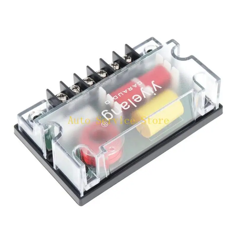 462A 2Pcs 200W Audios Car Speaker 2 Ways Crossover Treble Bass Independent Filter