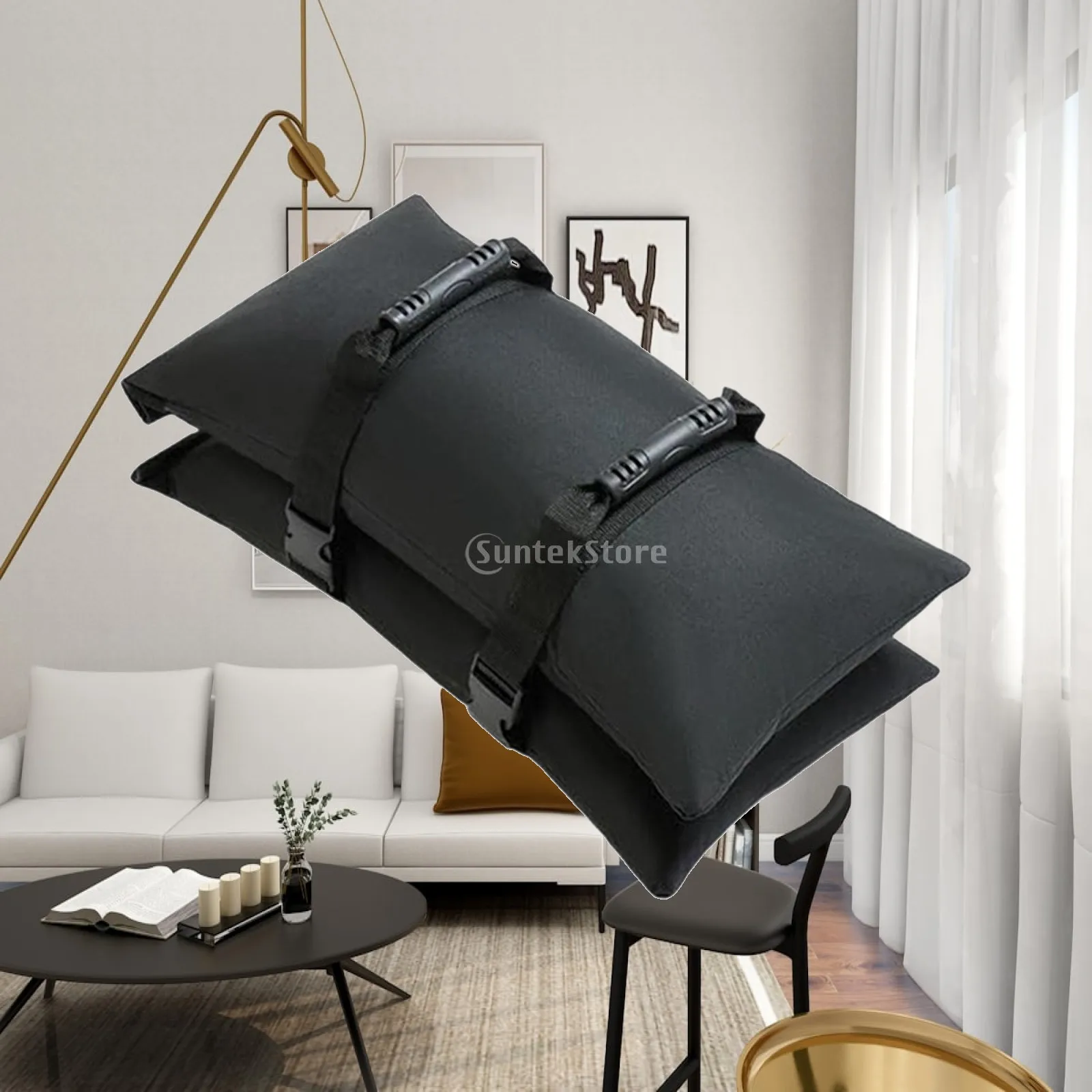 Weight Sand Bags Fillable Oxford Cloth Umbrella Base Stabilizer Weatherproof for Backyard Courtyard Furniture
