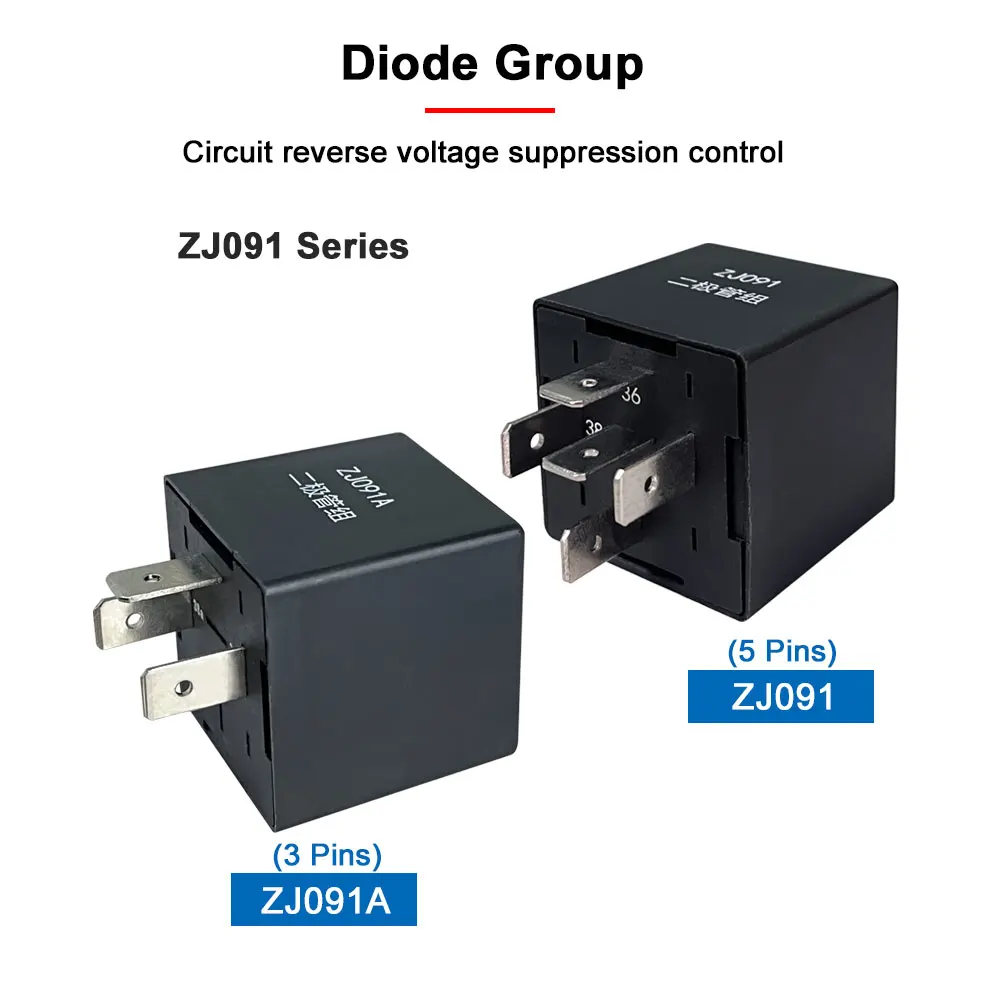 3 Pins  5Pins  Diode Group Circuit Reverse Voltage Suppression Control For Automotive Universal Power Relays