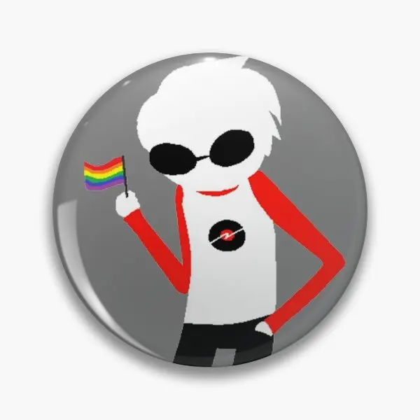 Dave Strider Pride Flag V2  Soft Button Pin Funny Brooch Cartoon Gift Lover Creative Decor Cute Lapel Pin Badge Collar Women