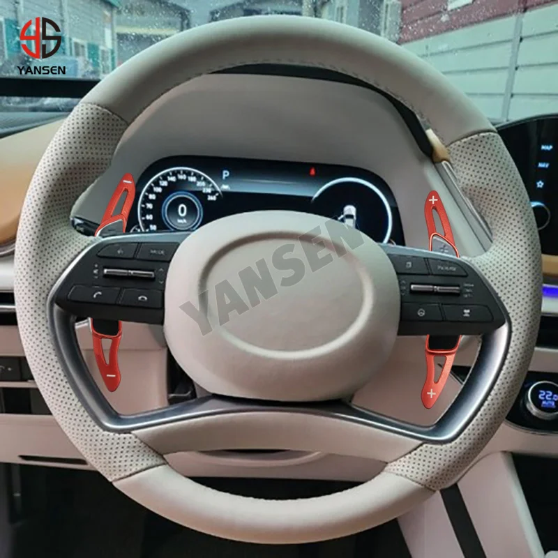 For Hyundai Tucson Sonata N Line Elite NX4 Staria Creta Cruz Santa Steering Wheel Shifter Paddle Extension Auto Accessories