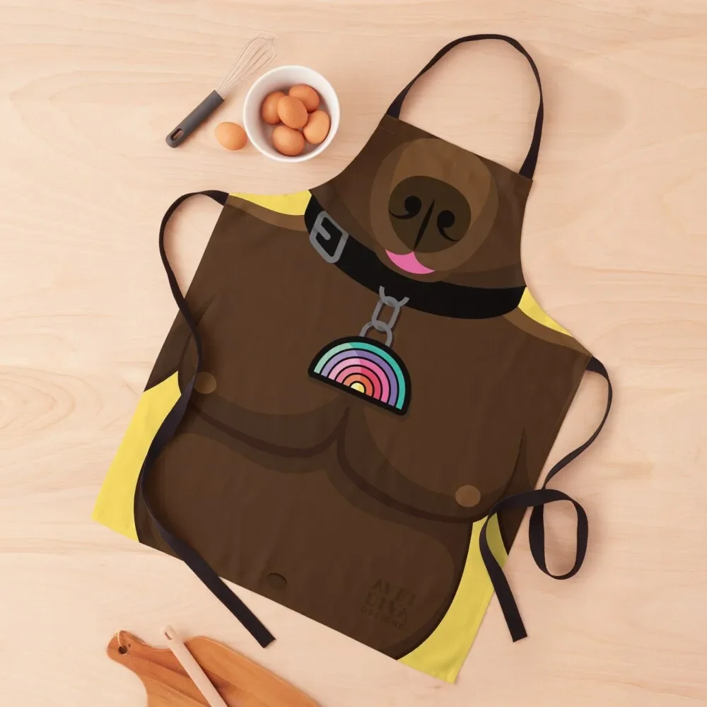 

Honey Bear :: Apron kitchen and home barber uniform christmas kitchen Waterproof Kitchen Woman Apron