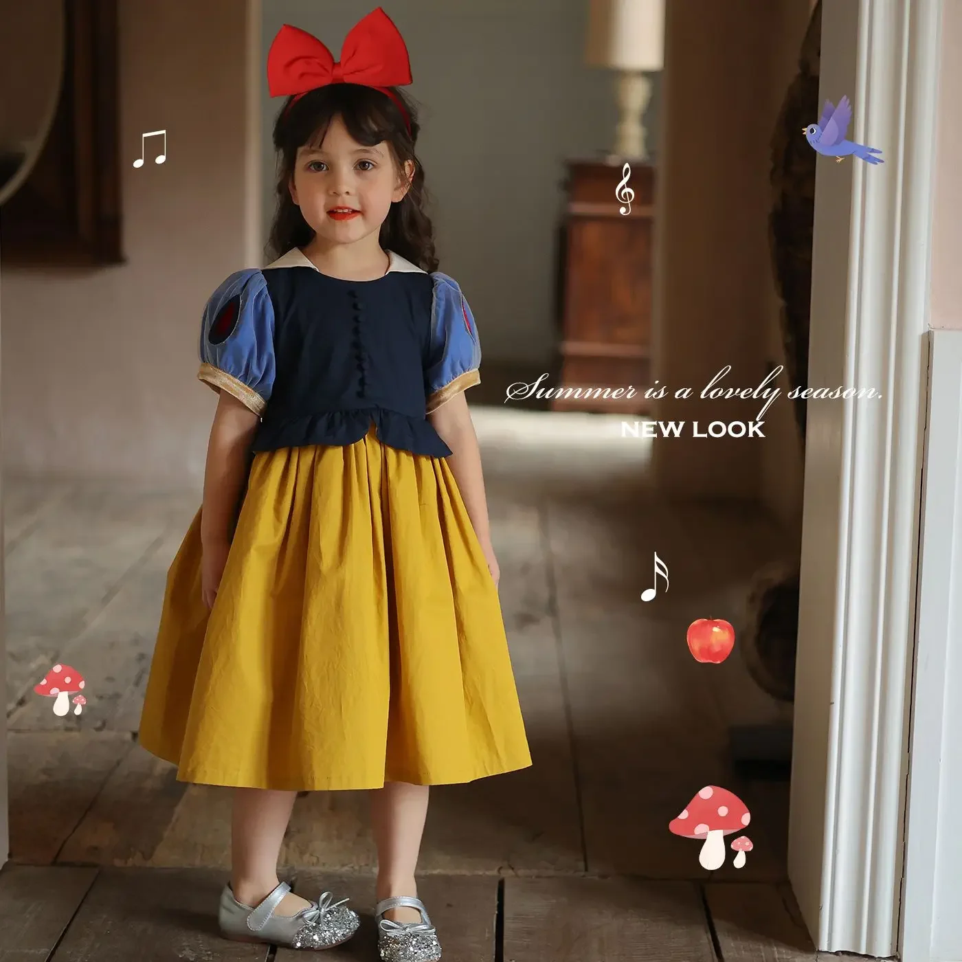 

Платье в литературном стиле Mori Girl из хлопка и льна, свободное, универсальное, с вышивкой, маленькое, яркое, платье принцессы