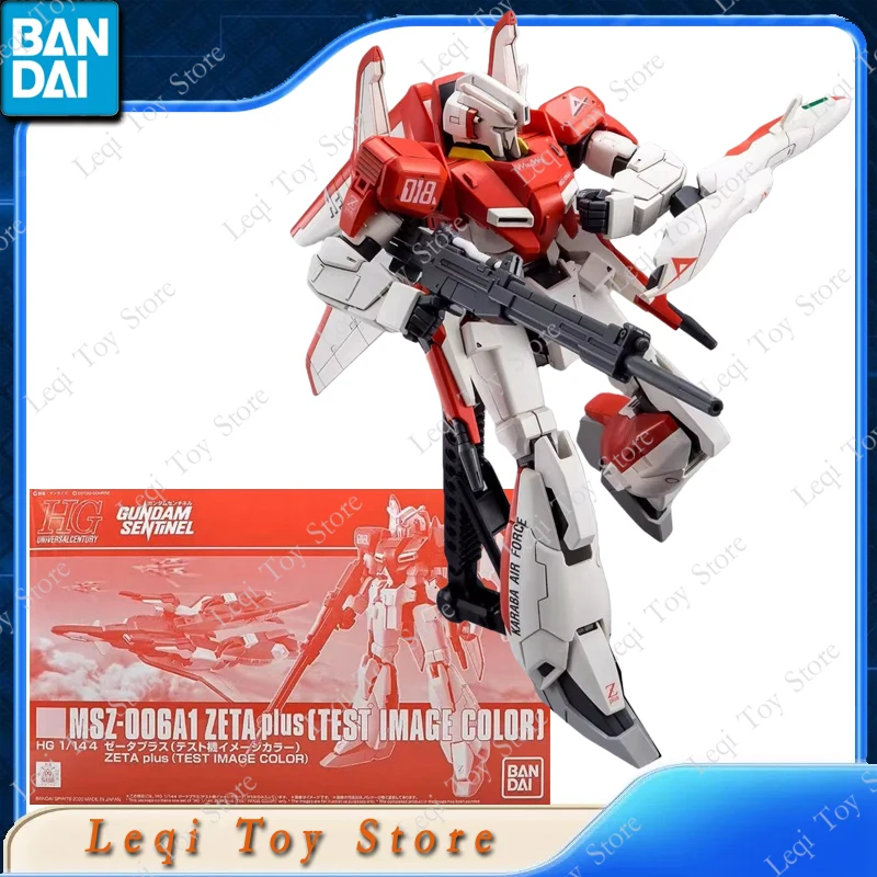 Bandai Originele Echt GUNDAM HG MSZ-006A1 ZETA PLUS EENHOORN TEST Action Anime Figuren Speelgoed Kids Gift Model Assemblage Ornamenten