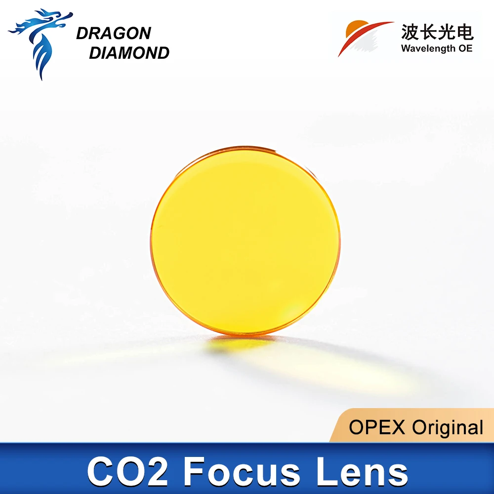 

Original OPEX Focus Lens Cvd Dia.20mm FL.38.1 50.8 63.5 76.2 101.6 127mm 1.5 - 4" For CO2 Engraving Laser Machine