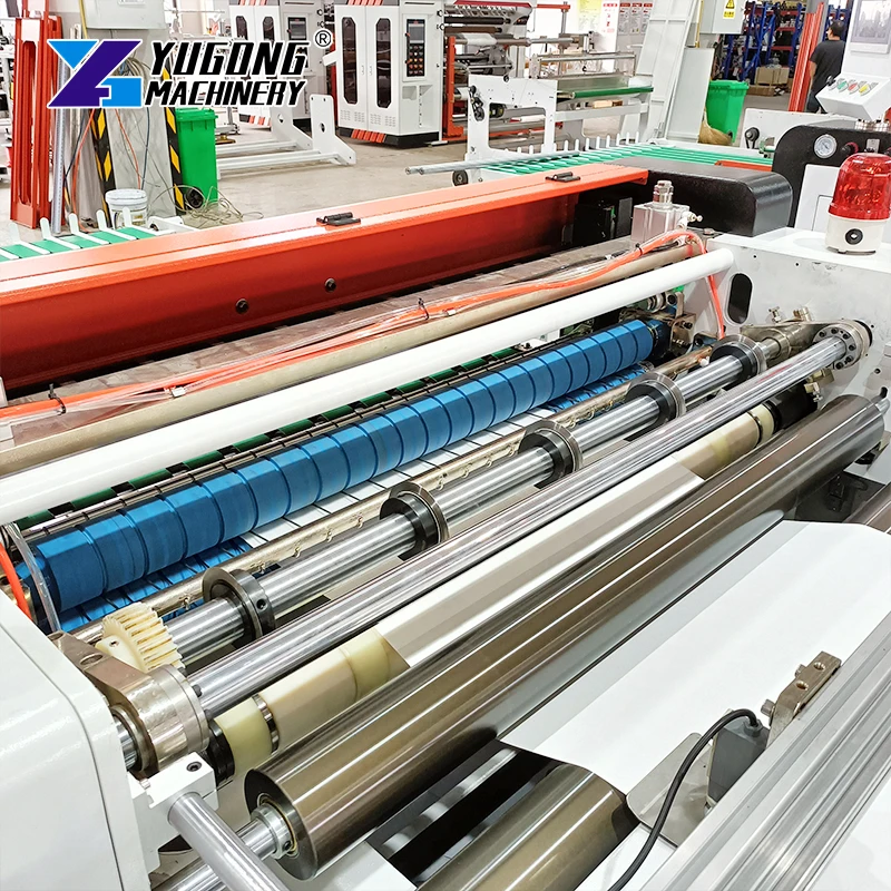 High Precision Digital Slitter Rewinder Machine for Thermal Paper Rolls with Fast Production Speed for Shop