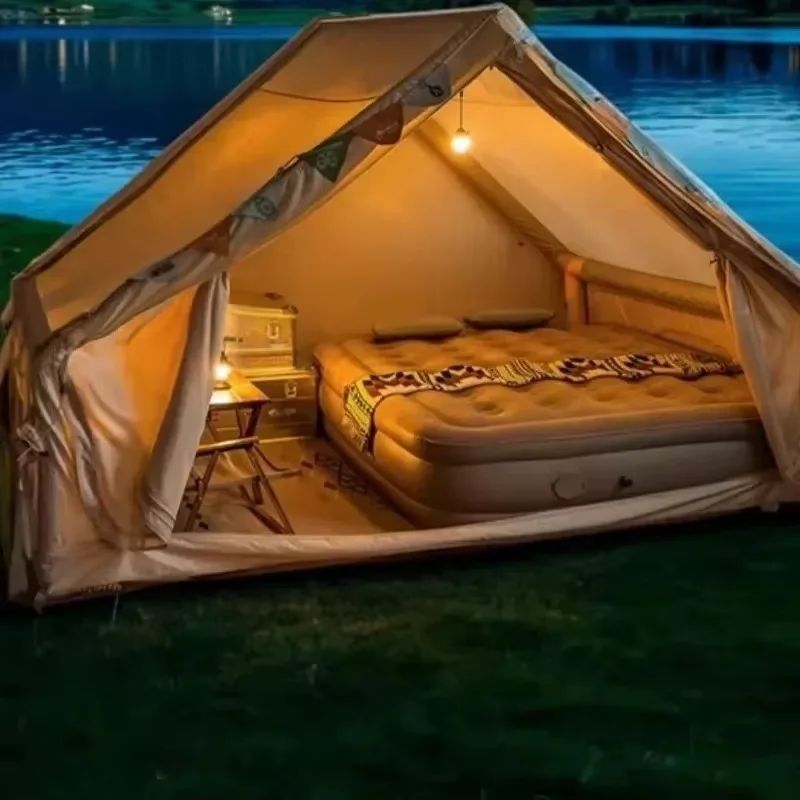Fully Automatic Inflatable Tent Outdoor Camping Stay Overnight Rainproof Warm Thicken Portable Camping Tents