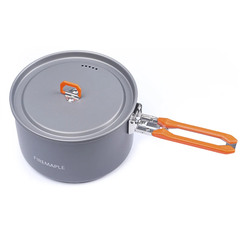 Fire Maple Cooking Set, Pot Frying Pan Kettle Aluminum Alloy ,Outdoor Hiking Travel Camping Backpacke Cookware Foldable Handle