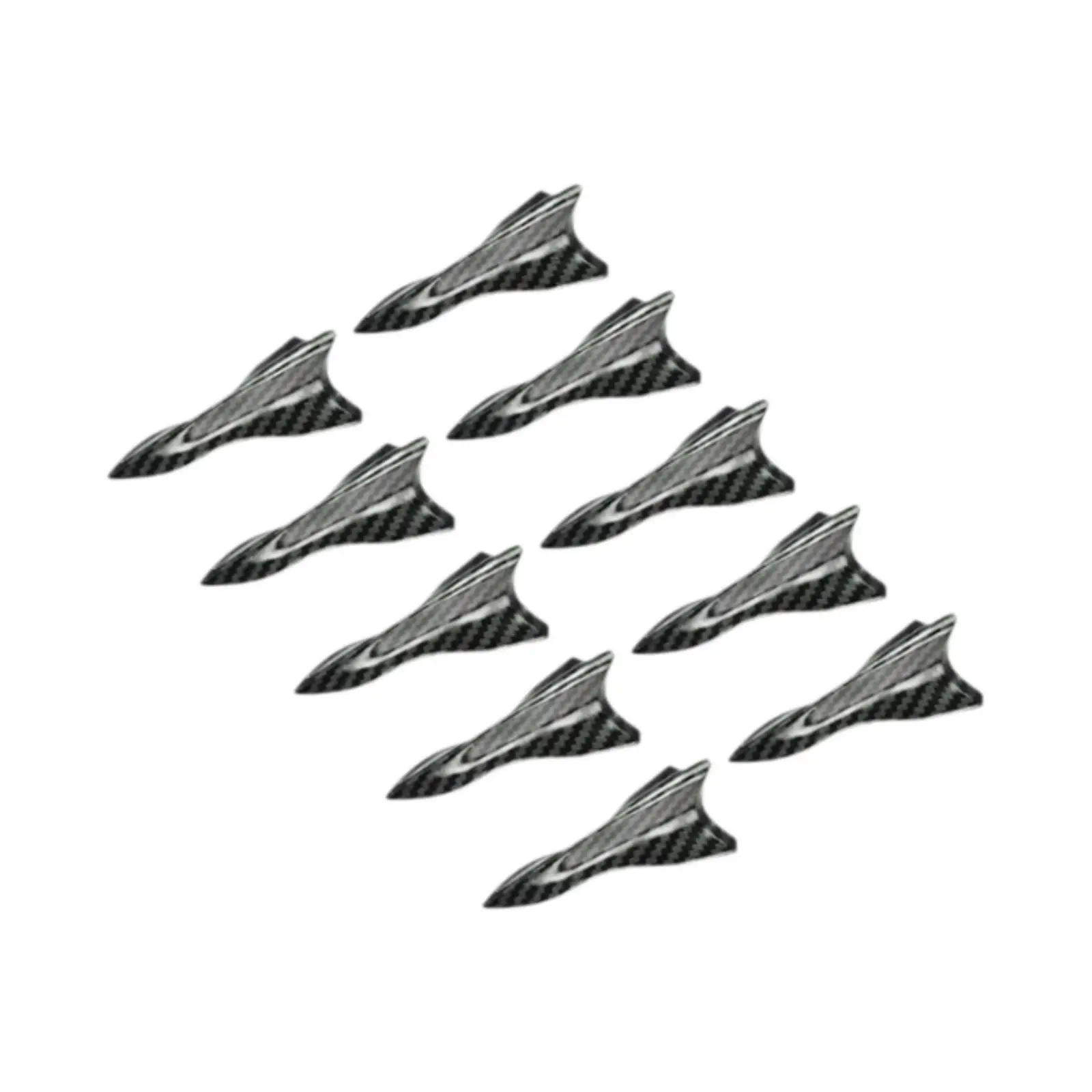 10x Car Shark Fin Antenna Covers Roof Diffuser Shark Fin,Shark Fins Spoiler