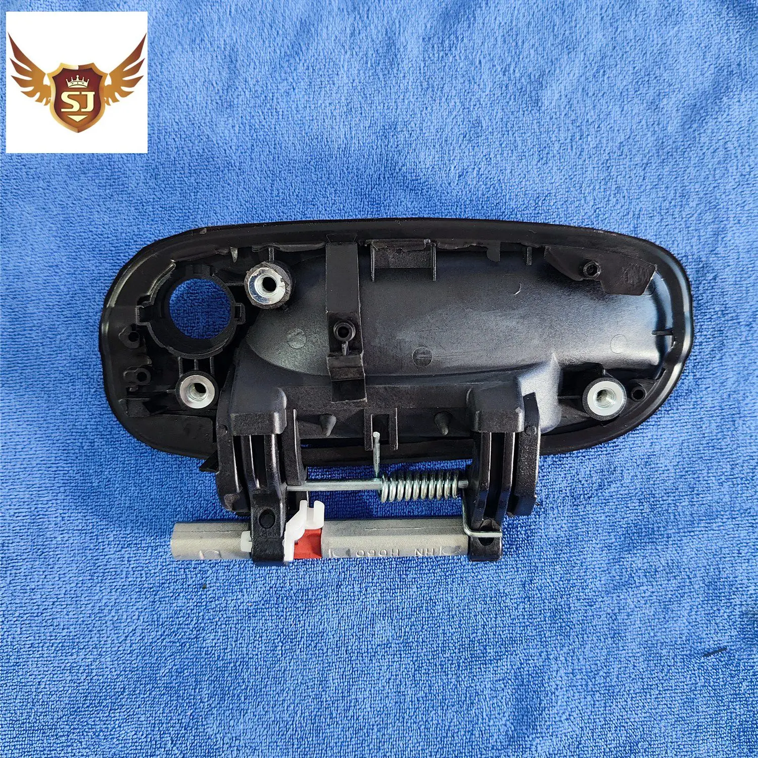 Exterior Door Handle for Nissan Sentra 2000-2006, Front Left and Right with Hole black texture