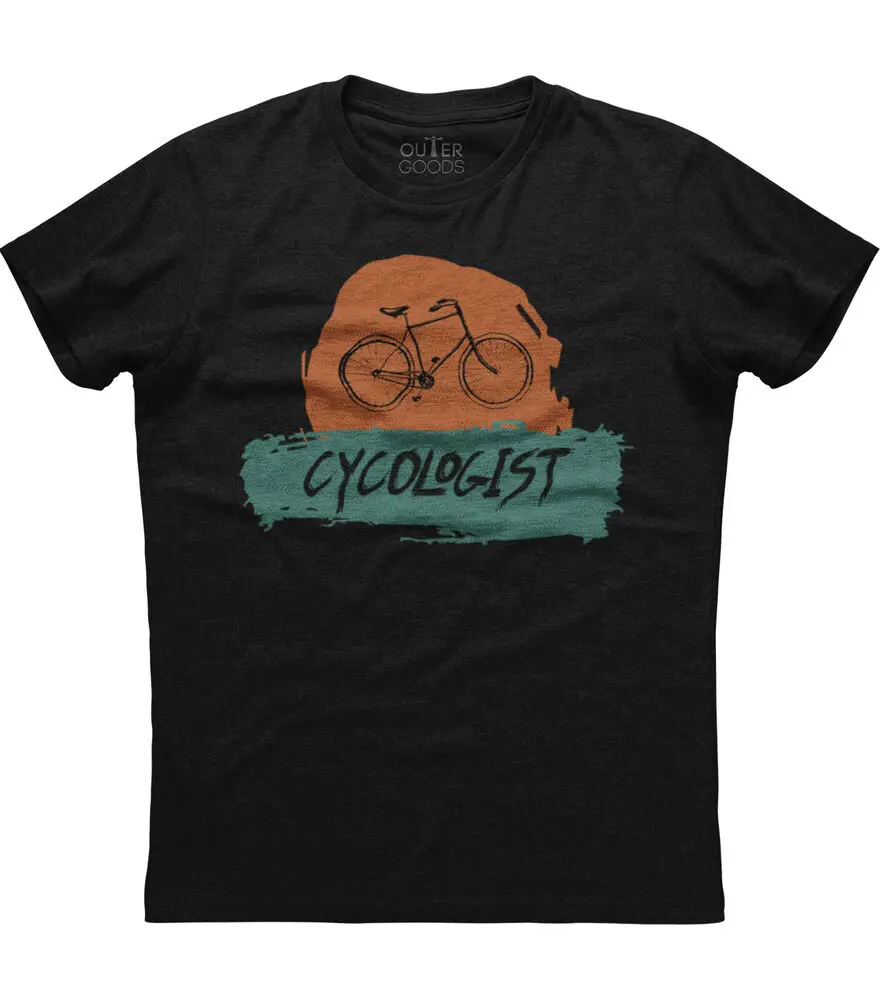 Cycologist Cycle Printed Mens Short Sleeve New Cotton Black T-shirtHigh quality 100% cottonAnime Graphic T-shirts for Men Clothi