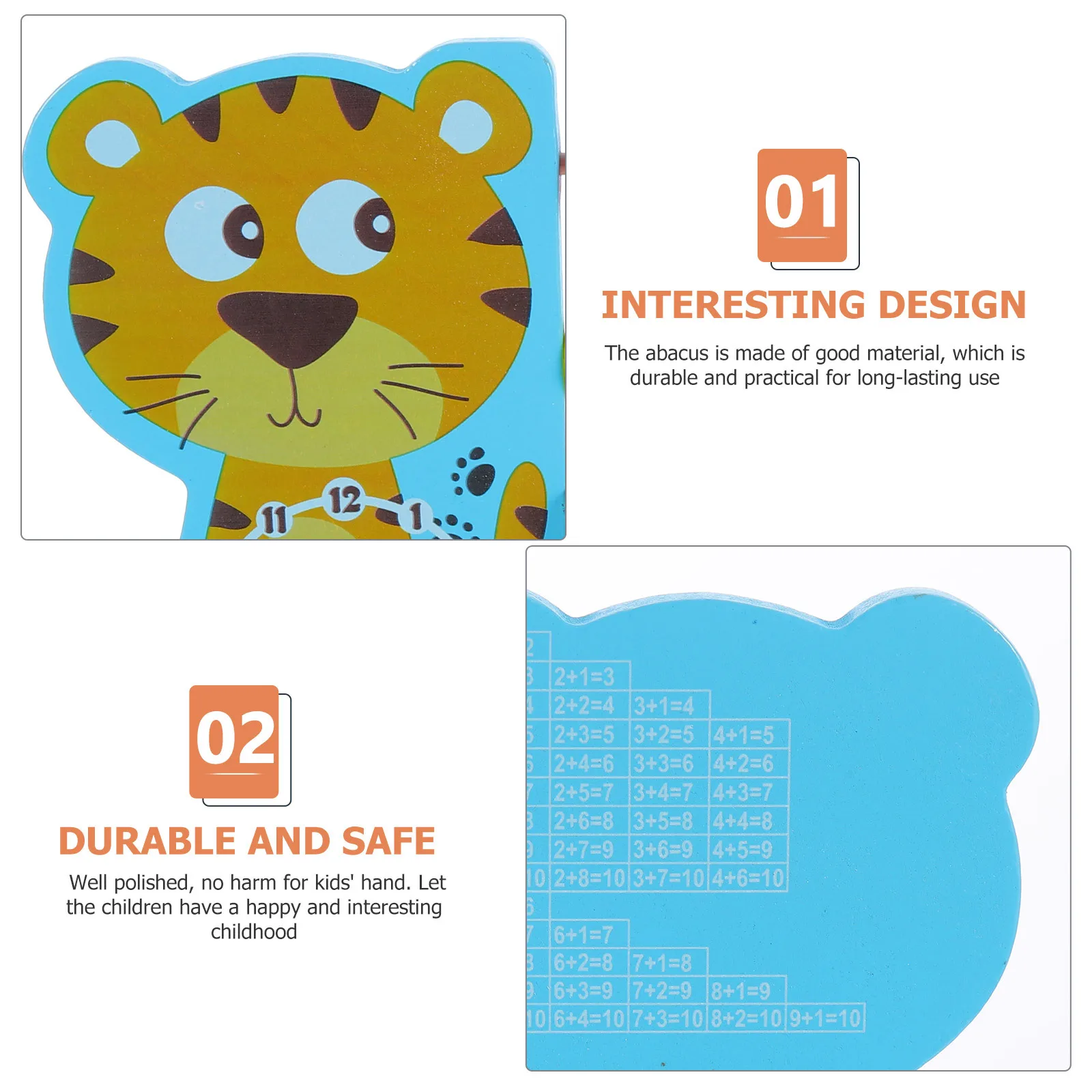 나무로 만든 초기 교육용 컬러풀한 주판 산수 구슬 계산 도구 어린이용 인지 학습 카운팅 도구