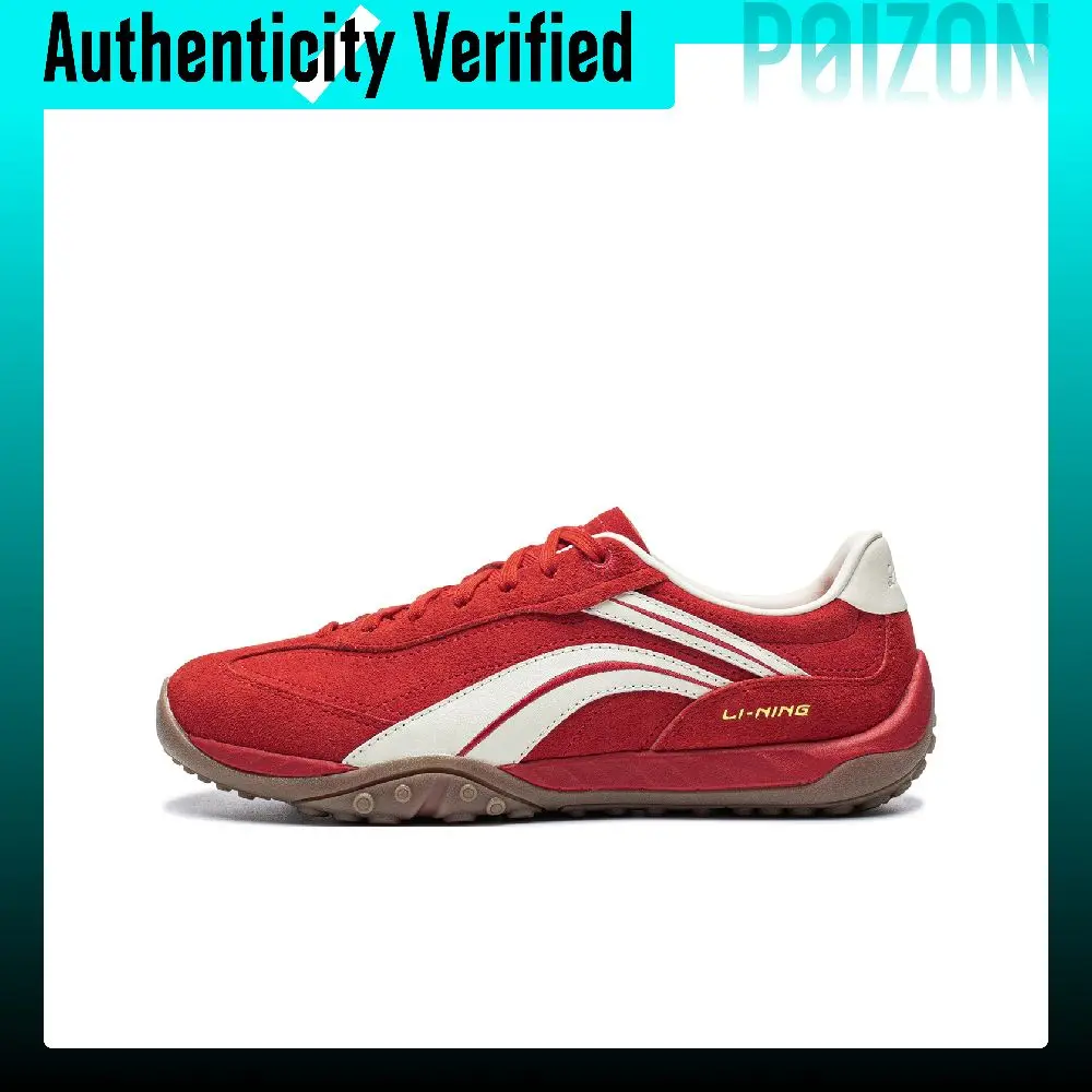 Li Ning Film Stream Casual Shoes Unisex Low Top August Red/Ecru AGCW243-5