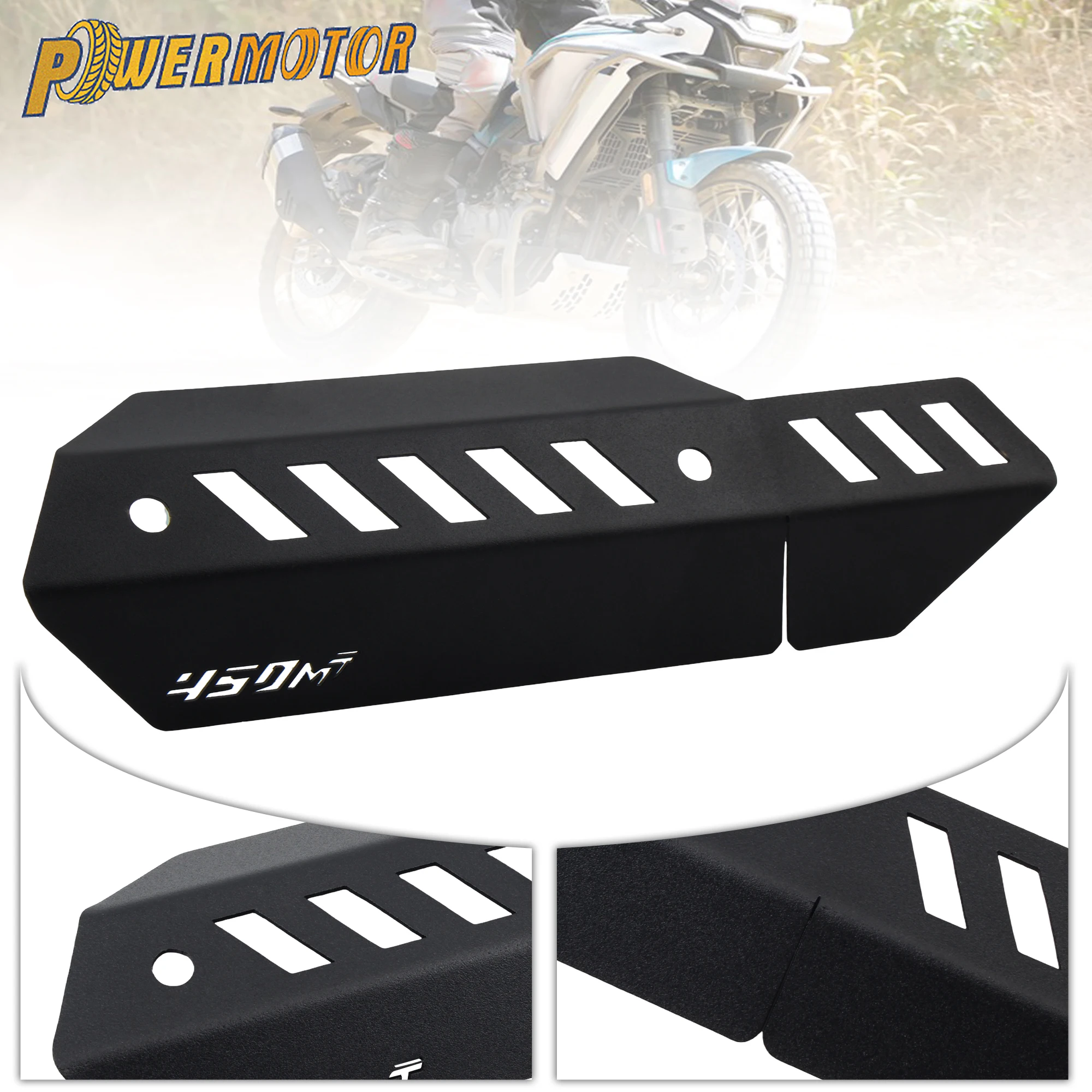 

For CFMOTO 450MT Supermoto Motorcycle Exhaust Pipe Protector for 450 MT MT450 Heat Shield Cover Guard Anti-scalding Cover Parts