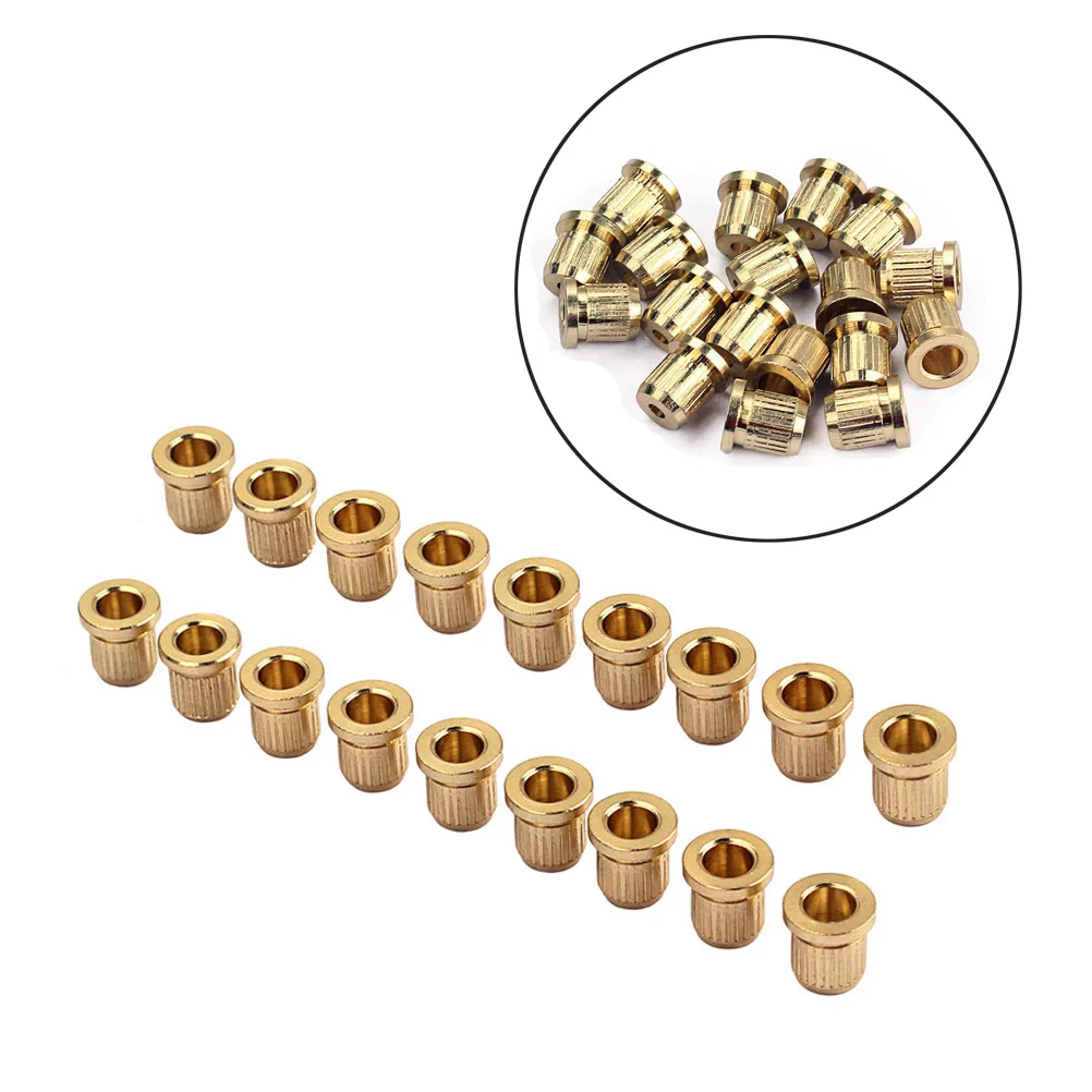 

18 PCS Guitar String Installation Mounting Ferrule for Electric Metal Replacement