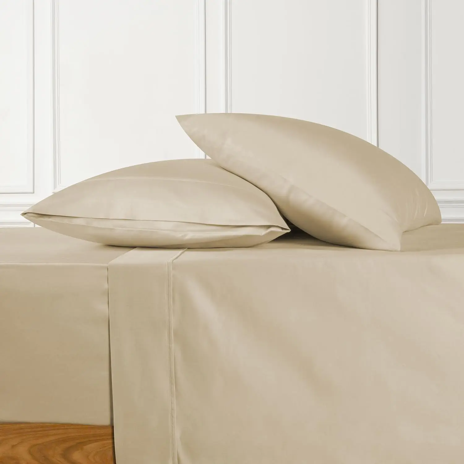 Bettwäsche aus ägyptischer Baumwolle mit 700 Fadenzahl, King-Size-Bett, 4-teiliges Bettlaken-Set, weiche Luxus-Bettwäsche für King-Size-Betten, Satin-Webart