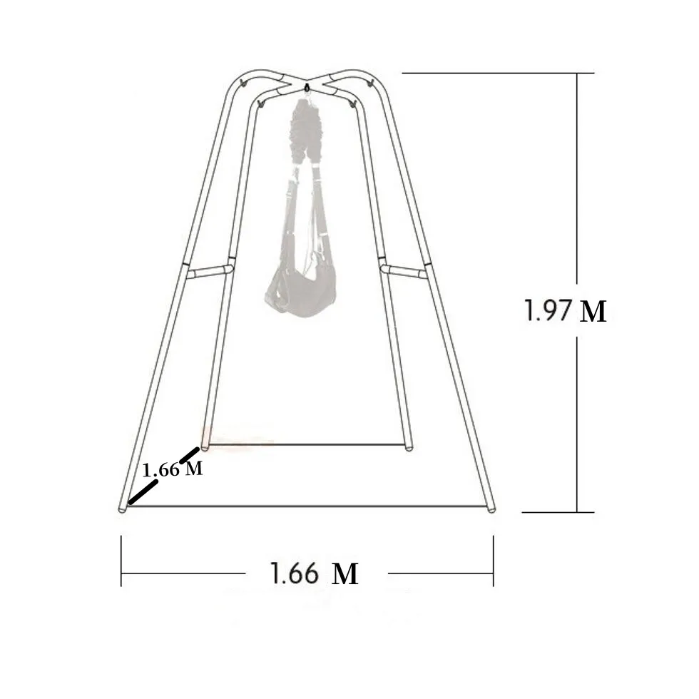 Sex suspended in the air Easily achieve more sexual positions Swings Includes stand