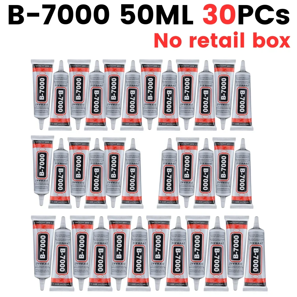 New Formula B7000 Glue FIXWANT B-7000 15ML 25ML 50ML 110ML Wholesale Pack for Choosing Clear Contact Phone Repair Adhesive