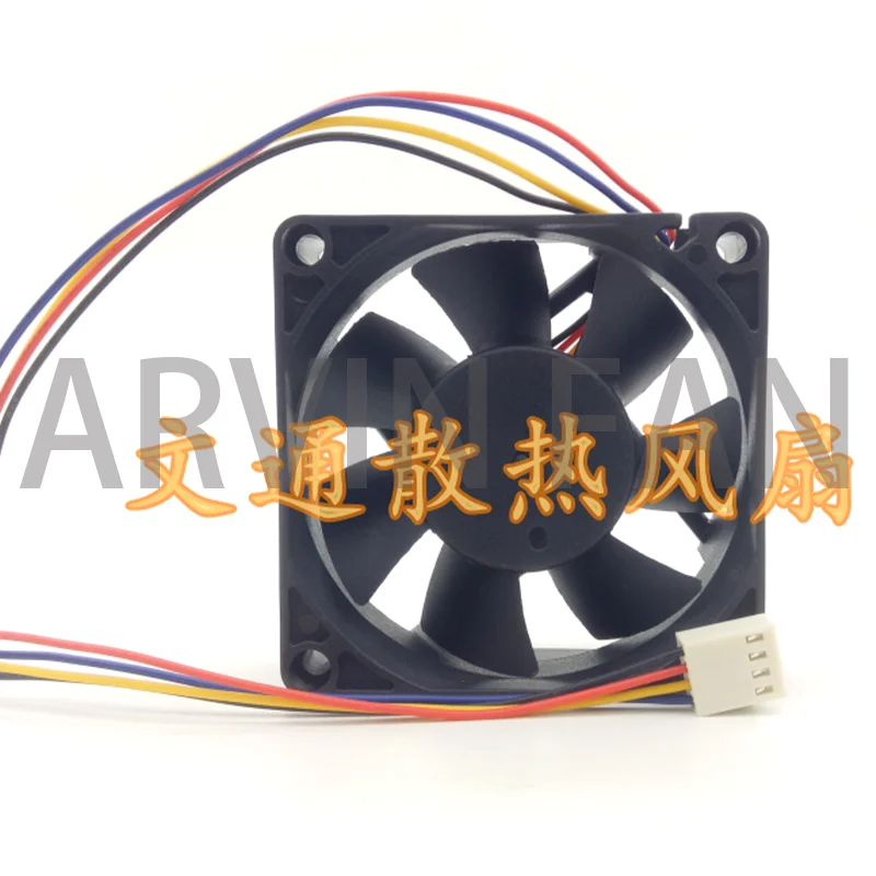 MODEL: 7025D12PWG DC12V 0.20A Chassis Cooling Fan 7CM/cm