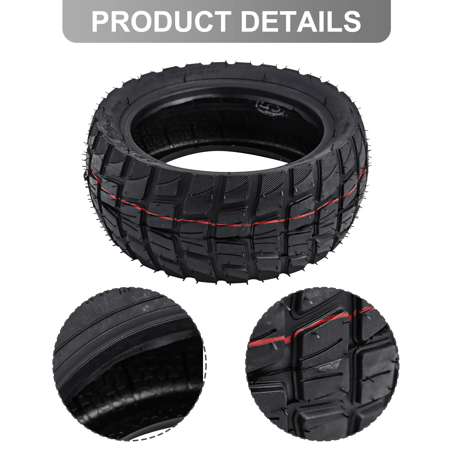 

Electric Scooter Replacement Tubeless Tire 10 inch 10x3 006 for Zero For Kaabo For Wolf Models Suitable for Private Land Use
