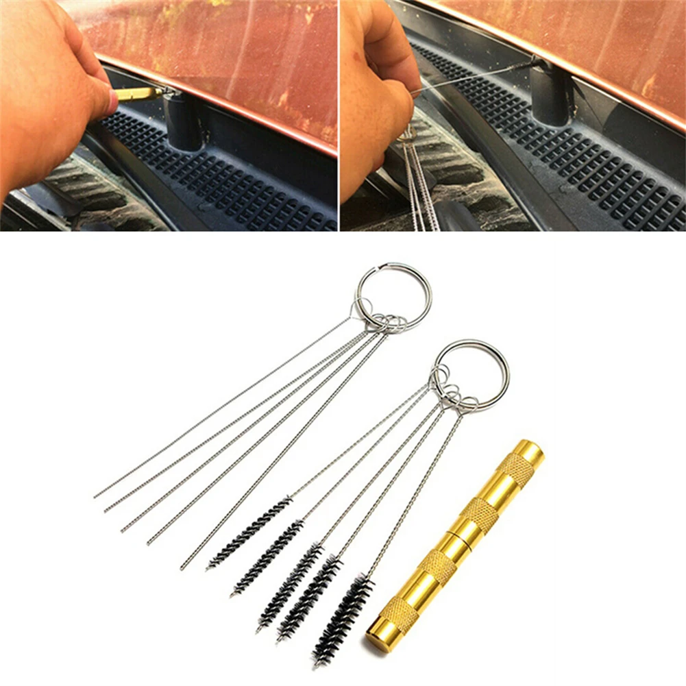 Car Windscreen Jet Nozzle Washer Cleaning Adjustment Water Stains Cleanup Tool Plastic &Metal Motorcycle Parts