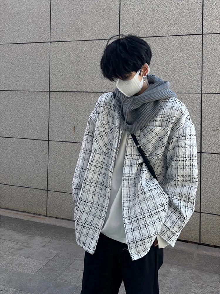 

Мужская стеганая куртка Bla White в клетку, американский пилот, бейсбол, винтажная осенняя модная верхняя одежда из полиэфирного волокна