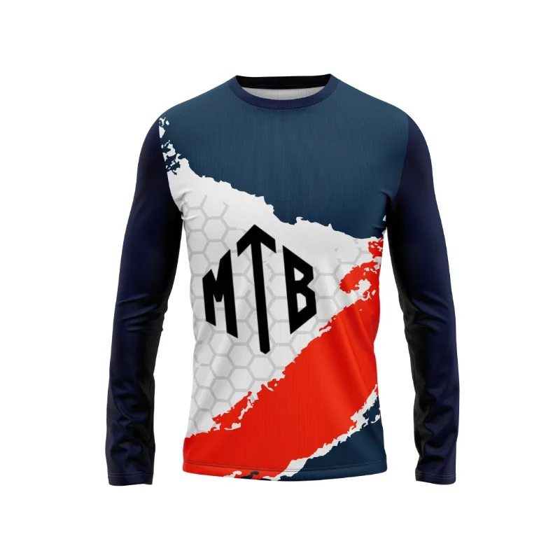 

2026 Fashion Sports Cycling Long Sleeve, Racing Racing Printed Long Sleeve Sportswear, Off Road Sunscreen Cycling Clothing