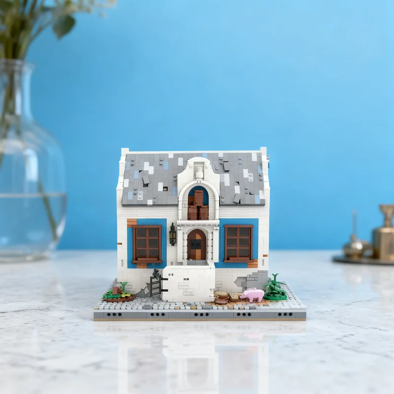 

3821 деталь MOC: Модель пиратского таверны «Три кегли» — конструктор, подарок, креативный коллекционный предмет, декор для витрины, премиум-класс, для взрослых и детей