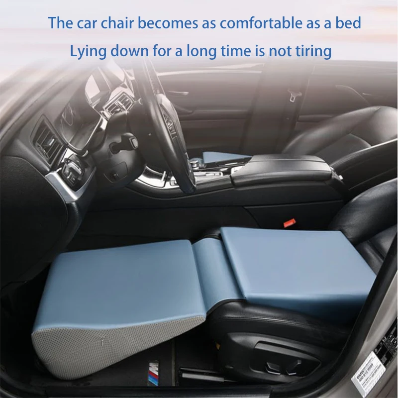 Car Seat Cushion Leg Rest Travel bed Car Front Seat Sleeping Mat Conform To The Human Body Curve Lying Flat Is More Comfortable