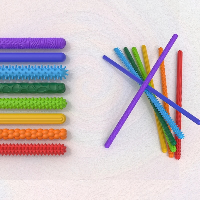 عصا شكل عصا محكم الأداة الحسية لعصا تهدئة ، والتوتر ، والقلق هدية عيد الميلاد لعبة الحسية.