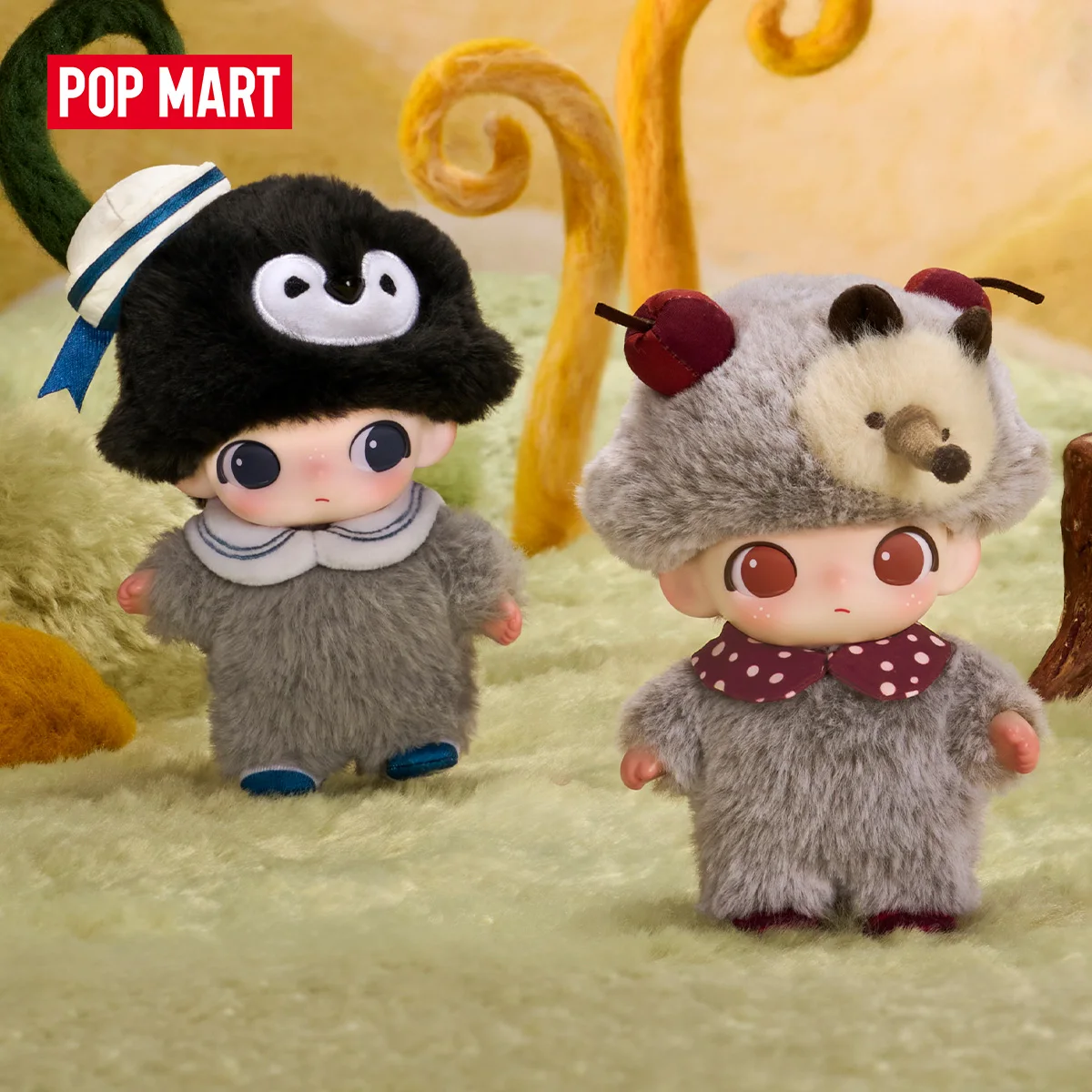 【UK】POP MART DIMOO The Secret Theatre Club Series-Vinyl Plush Pendant Blind Box 1/6PCS Collectable Figure Cute Gift