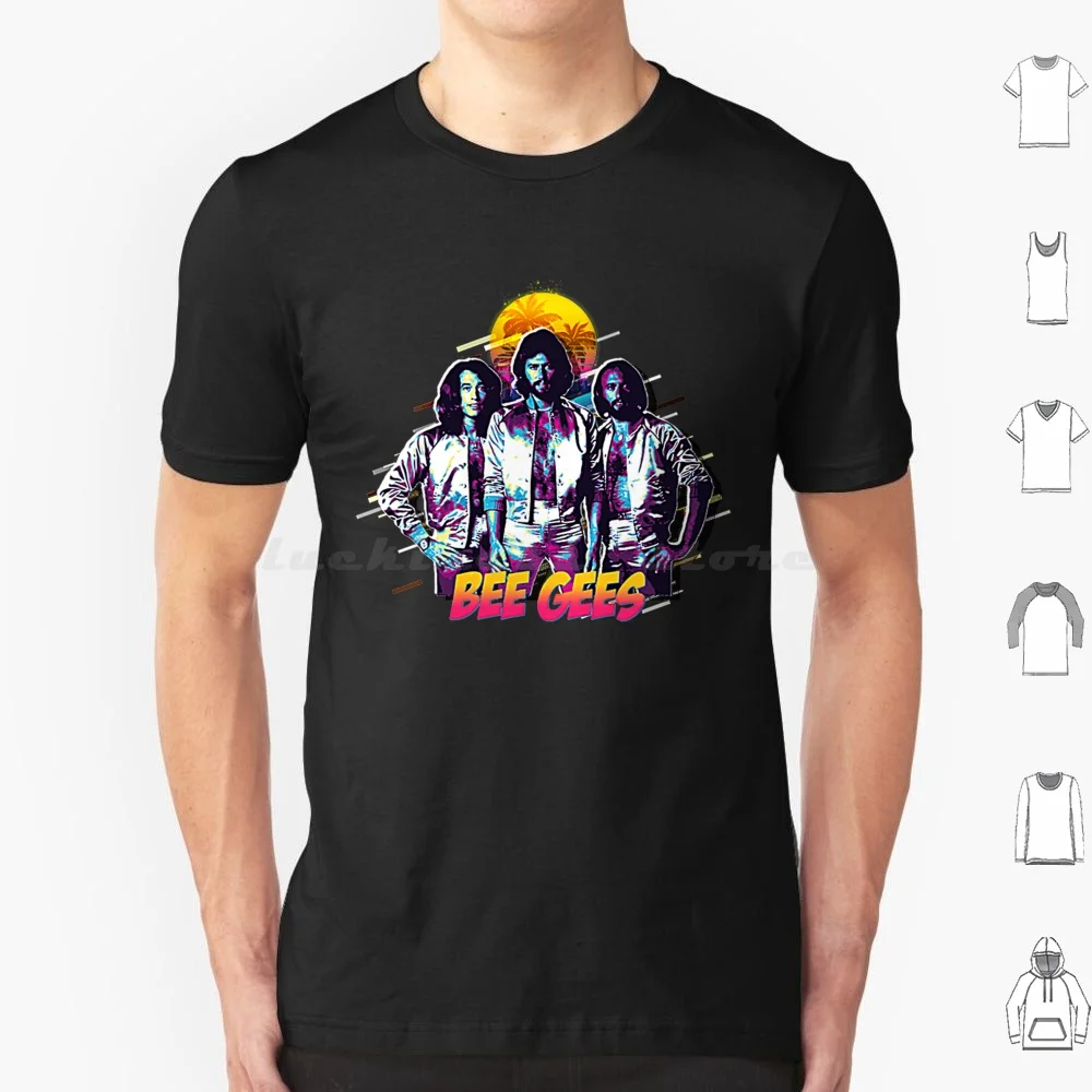 T-shirt rétro Stay In Alive Outlaw Essential pour hommes, femmes et enfants, 6xl, The Gees Bee The Tour The Live The Live Logo The Live Album