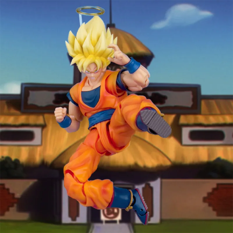 Demoniacal Fit Son Goku Figur Dragon Ball Z SHF 3.0 Goku Figurine Martialist Forever Return From Beyond Actionfiguren
