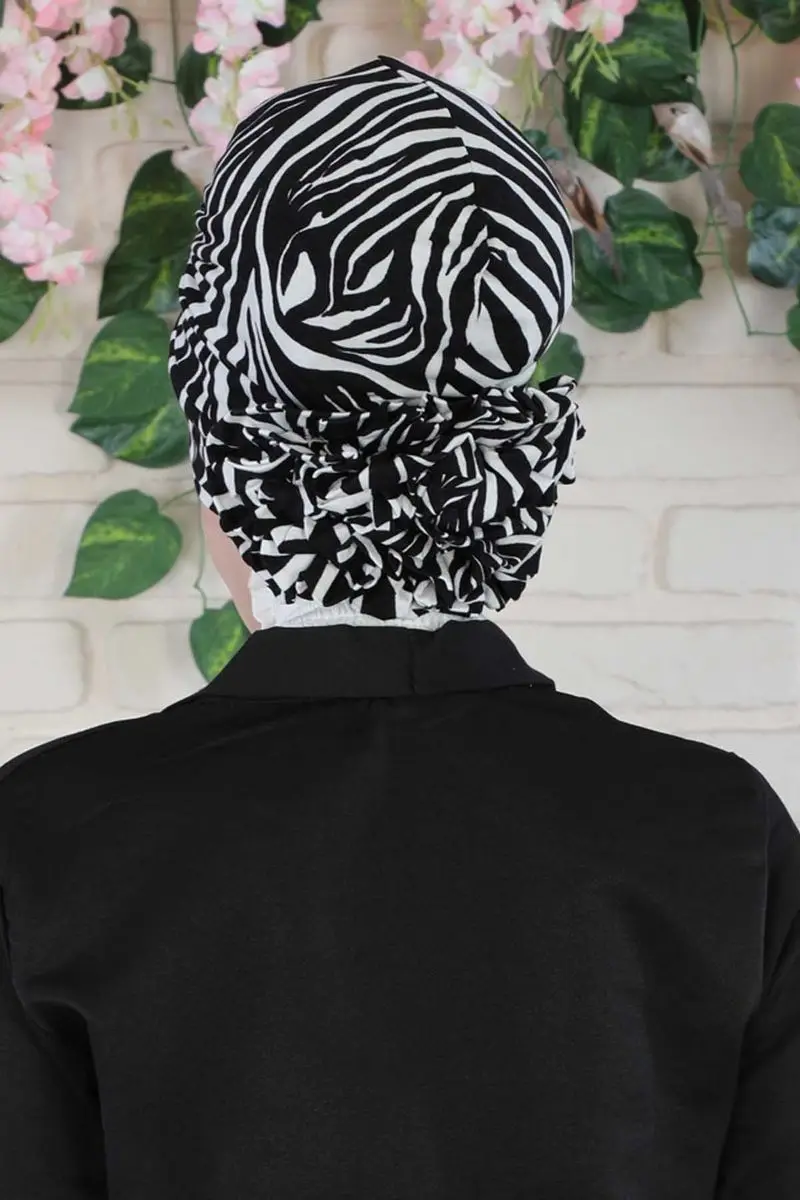 Patrón de Cruz Rosa hueso natural