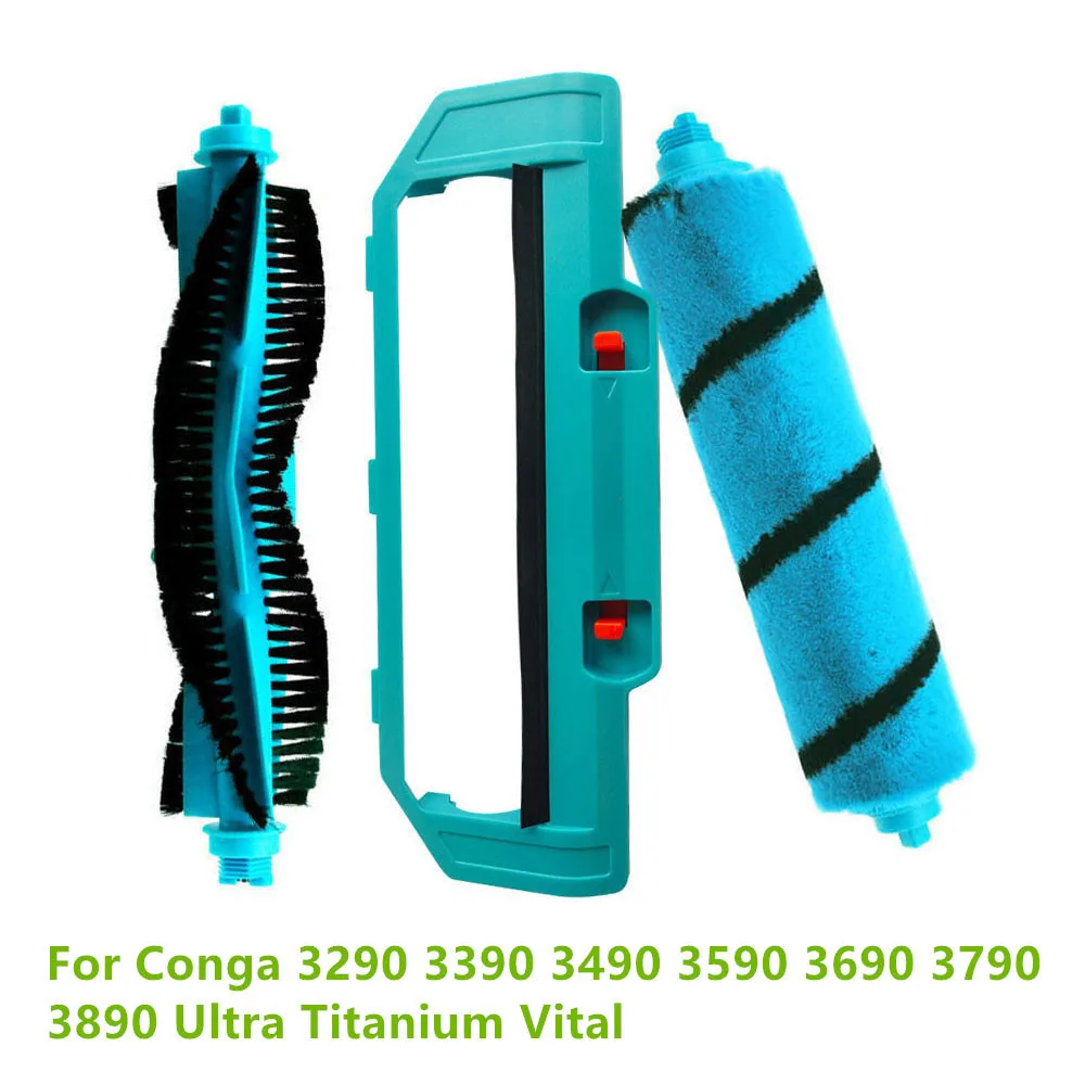 Main Roller Brush Cover Rolling Brush For Conga 3290 3390 3490 3590 3690 3790 3890 Ultra Titanium Vital Vacuum Cleaner