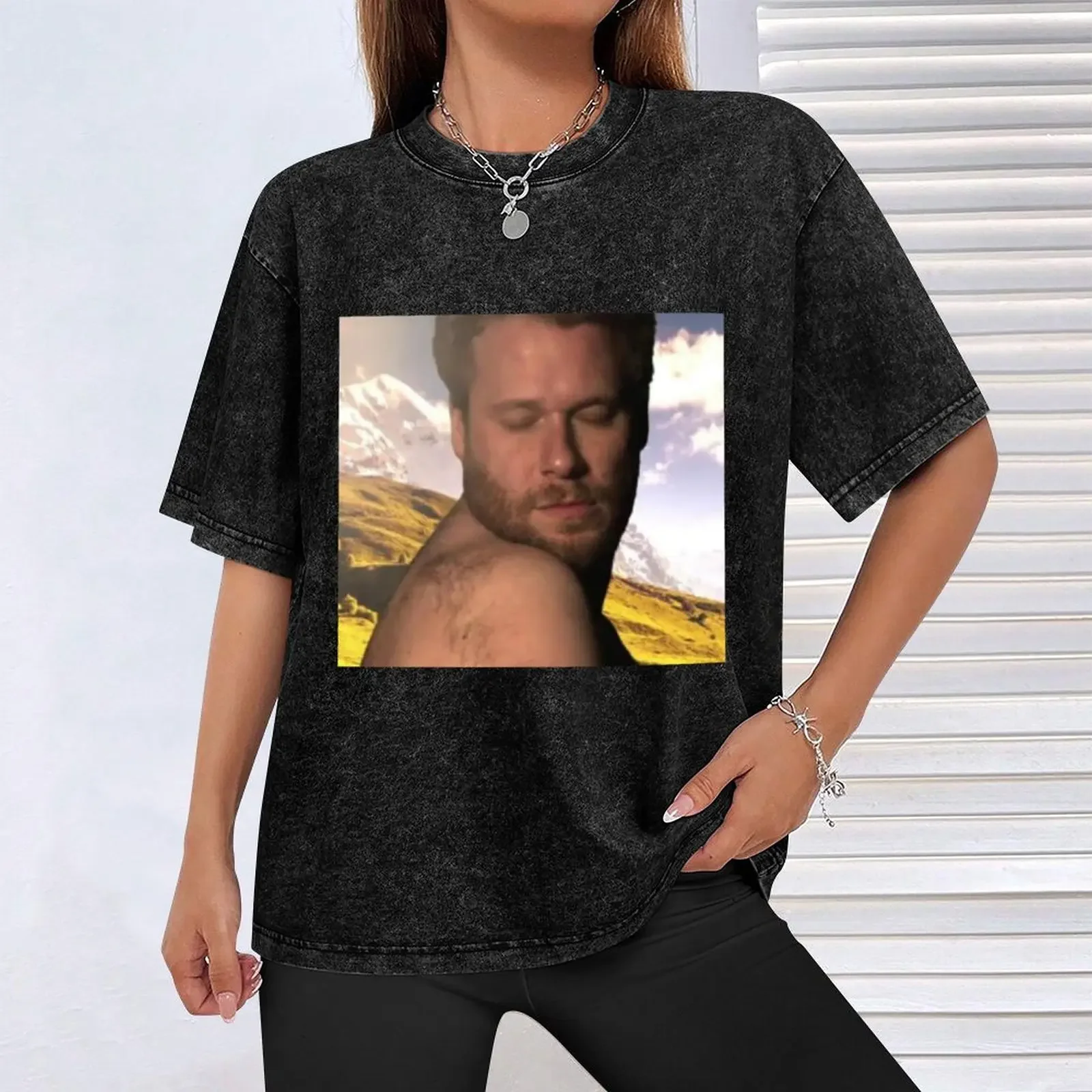 Koszulka Seth Rogen Hella Ugly, modne koszulki, koszulki z grafiką na zamówienie, koszulki letnie, zwykłe białe koszulki męskie