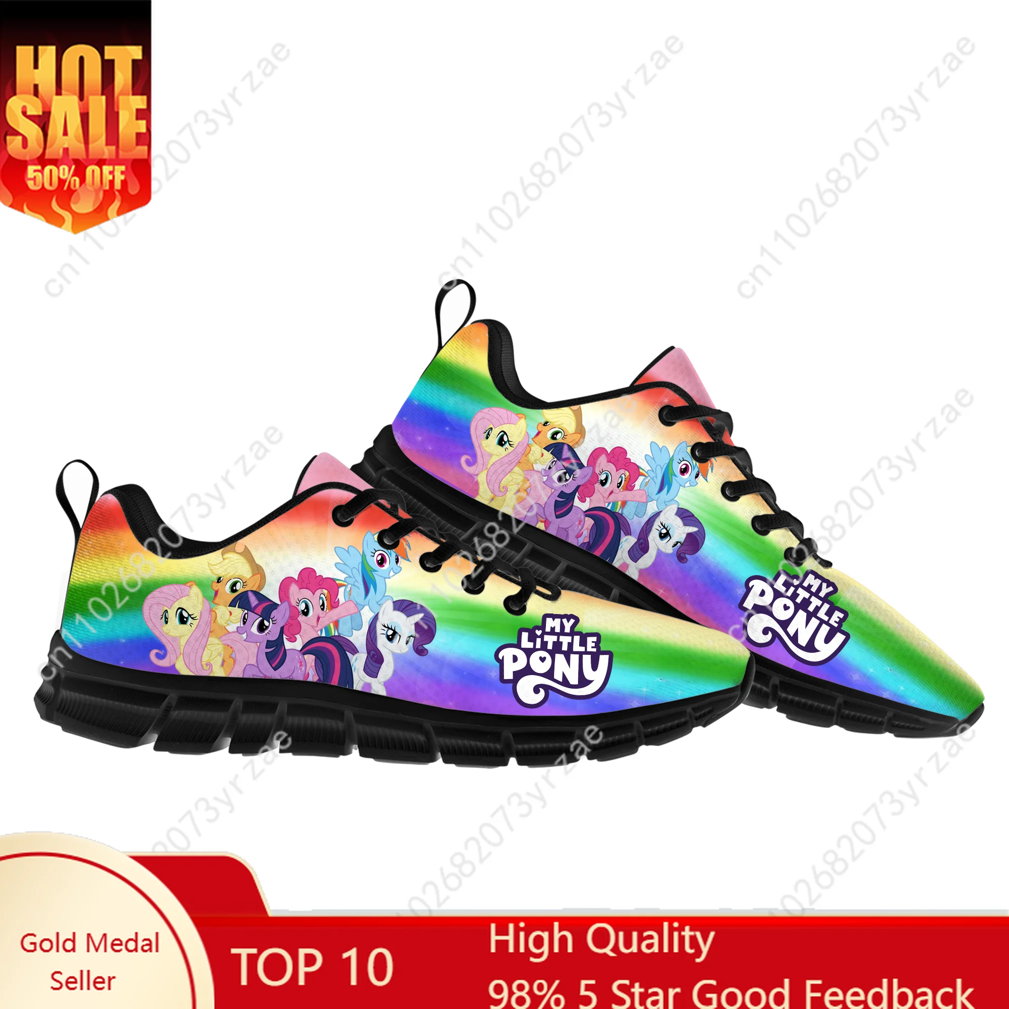 

Спортивная обувь My Little Pony, модные кроссовки с героями мультфильмов для мужчин, женщин и подростков, модные кроссовки высокого качества, обувь на заказ