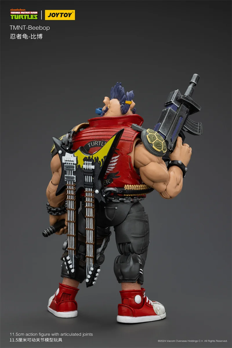 JOYTOY TMNT 1/18 Scale JT8476 JT8469 Beebop Rocksteady 11.5cm Full Set Collectible Action Figure Model Doll Toys