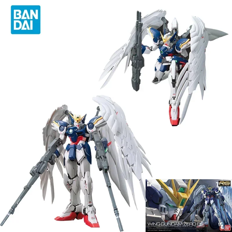 

Spot Direct Delivery Bandai Original Anime GUNDAM Model RG 1/144 WING GUNDAM ZERO EW Action Figure Assembly Toys For Children
