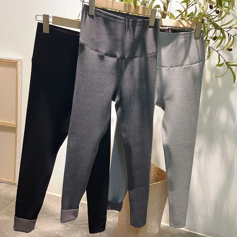 Pantaloni da yoga in lycra di cotone con dettagli elastici foderati in Fce di alta qualità Pantaloni da donna con strato base Autunno Faion