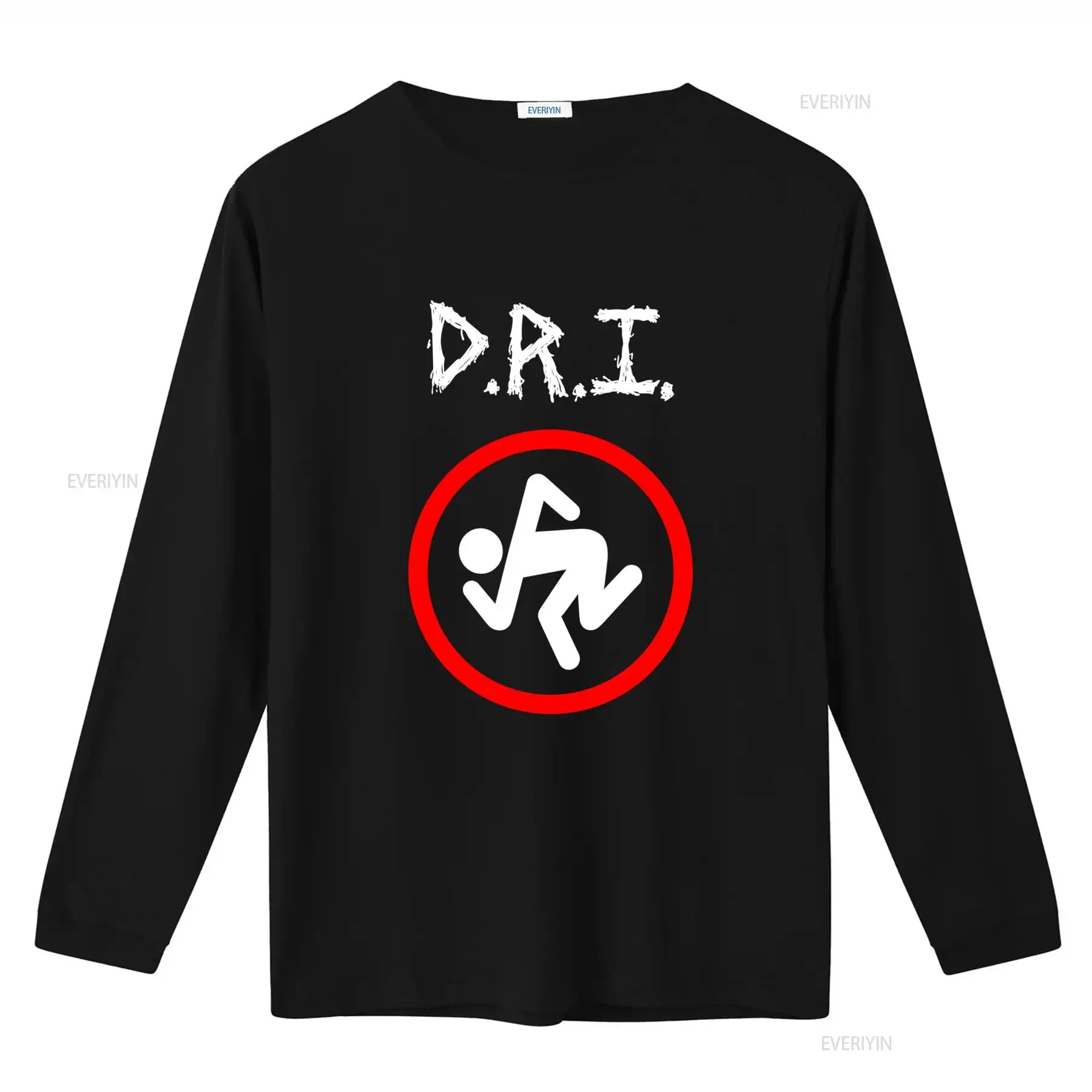D R I Punk Rock Band T Shirt All Sizes S XXL in Black White Perfect for Fans of Dirty Rotten Imbeciles vintage Washed Casual