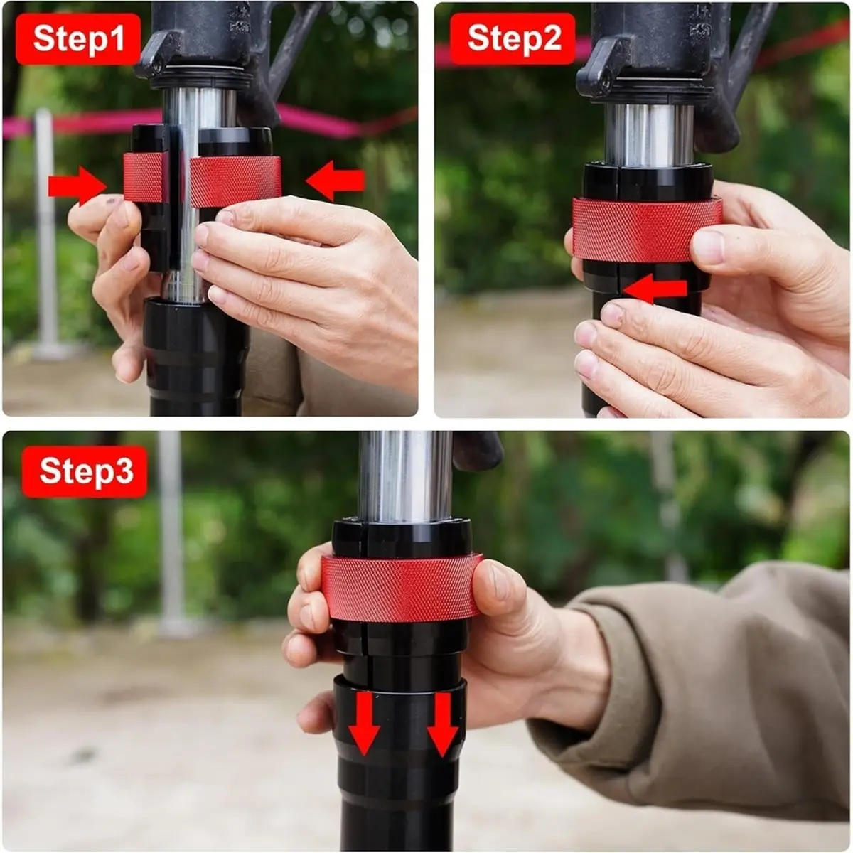 【MUST-HAVE LIST】 Off-Road Motorcycle CNC Aluminum Fork Seal Driver Tool - 42-43MM Split Design for Damage-Free Seal Installation