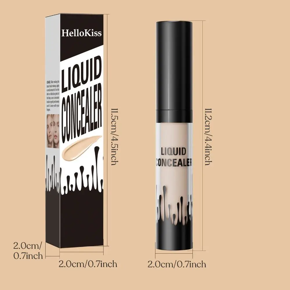 Corrector Facial de larga duración, crema correctora Natural suave para resaltar, ilumina el cosmético, acabado mate, crema correctora para tatuajes