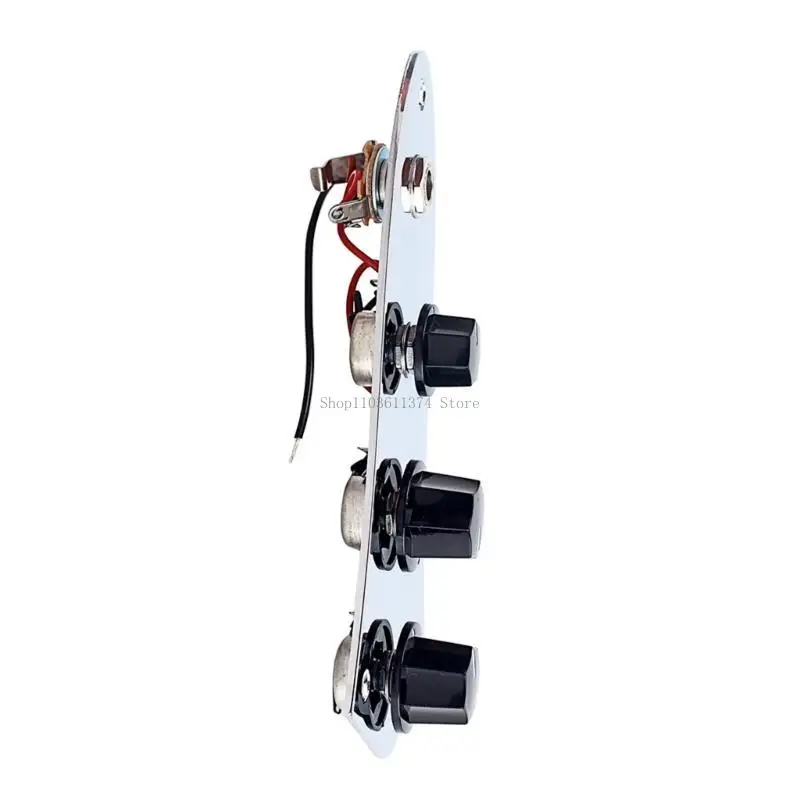 3 Way Guitar Control Plate Assembly Loaded Prewired Guitar Switch Control Plate Musical Instrument Accessory