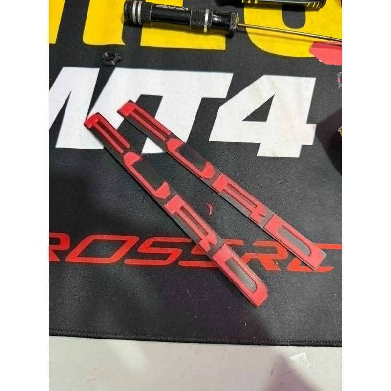 3D Printed Letter Badge Grille Tailgate Decal Kit 3M Tape for CROSSRC EMO XX2 XXL2 1/5 RC Rock Crawler Upgrade Part