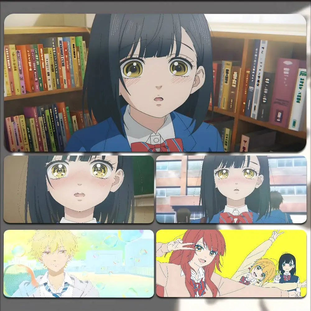 

1pc Honey L-Lemon Soda Anime Mousepad Non-slip Suitable For Office Computers Laptops E-sports Game Desk Mats XXL Keyboard