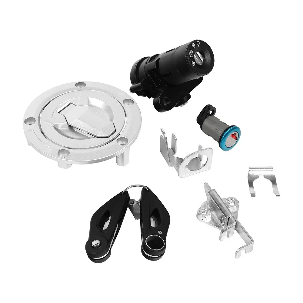 For QJMOTOR SRK600RR 2022 2023 2024 Motorcycle Accessorie Electric Door Assy Key Parts Tailseat Fuel Tank Cap Lock
