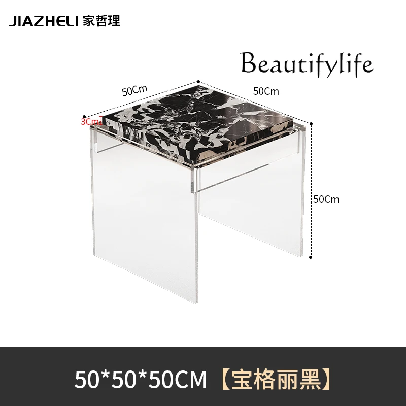 Small side few living room storage table side cabinet designer creative corner few light luxury high-end small side few