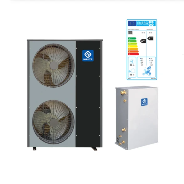 NuLite 9KW 18KW Split Heatpump erP A+++ Air Source Warmepompe China Split Inverter Air to Water Heat Pump Air