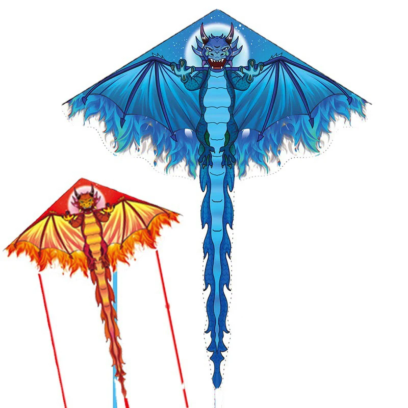 Large Dragon Kite For Kids & Adults Easy To Fly Large Huge Dragon Kite Come Tail Easy To Fly Kite Outdoor Toy